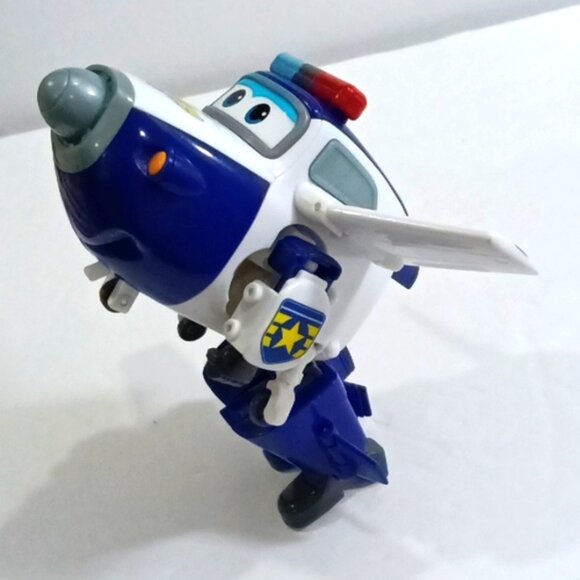Super Wings 5" Transformer Paul Airplane Toy Plane Action Figure Robot by Auldey - Picture 5 of 7